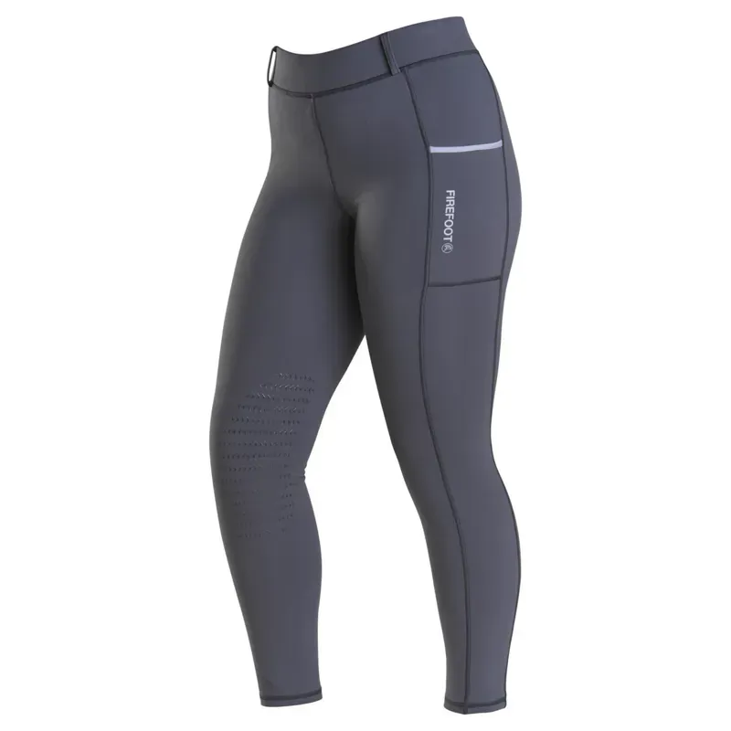Firefoot Childs Thirsk Fleece Lined Breeches in Charcoal/Impact Blue