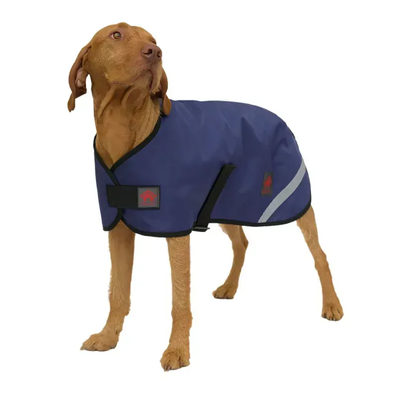 Firefoot 30inch/76cm Regular Outdoor Dog Coat With Fleecy Lining in Navy