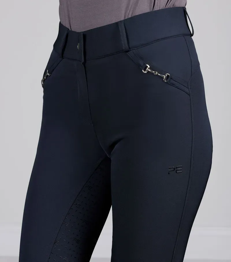 Premier Equine Int. Women's Size 28 Filetto Gel Full Seat Riding Breeches in Navy-2