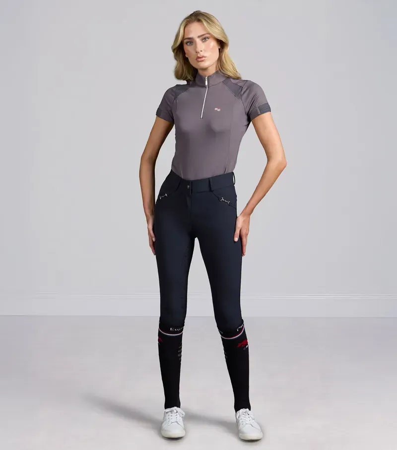 Premier Equine Int. Women's Size 30 Filetto Gel Full Seat Riding Breeches in Navy-5