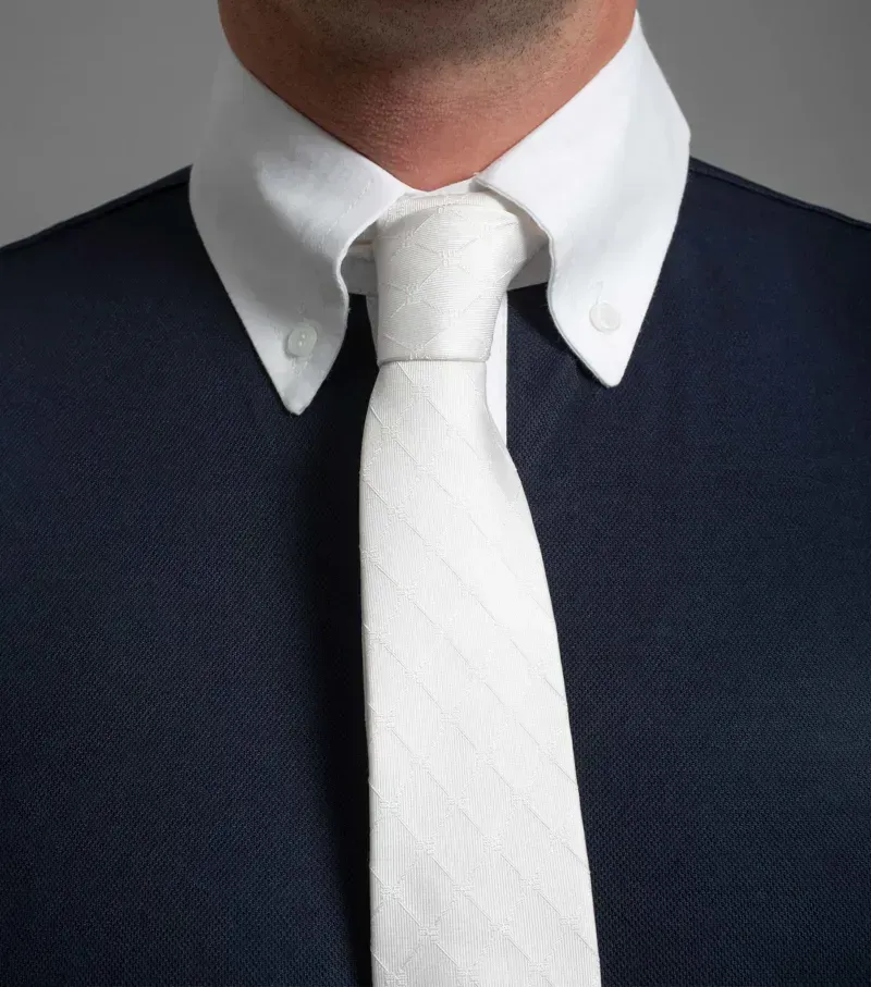 Premier Equine Giulio Long Sleeve Show Shirt in Navy-3