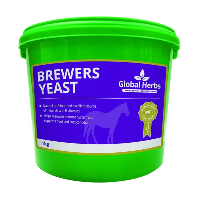 Global Herbs 1kg Brewers Yeast in Red