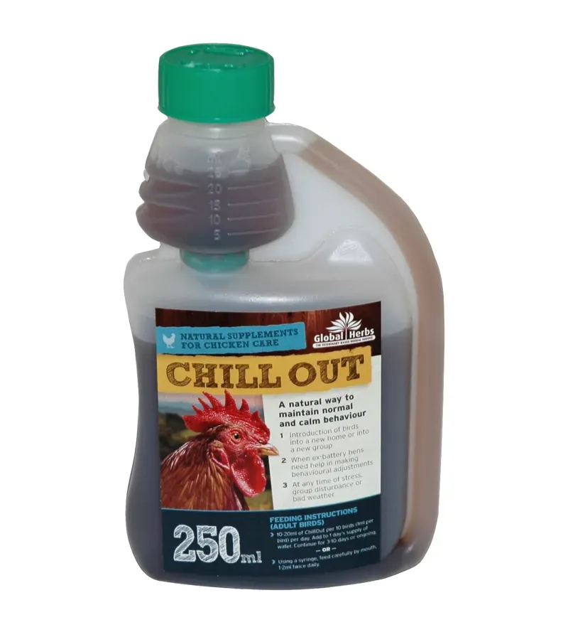 Global Herbs 250ml Poultry Chill Out in Brown