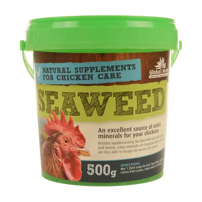 Global Herbs 500g Poultry Seaweed in Green