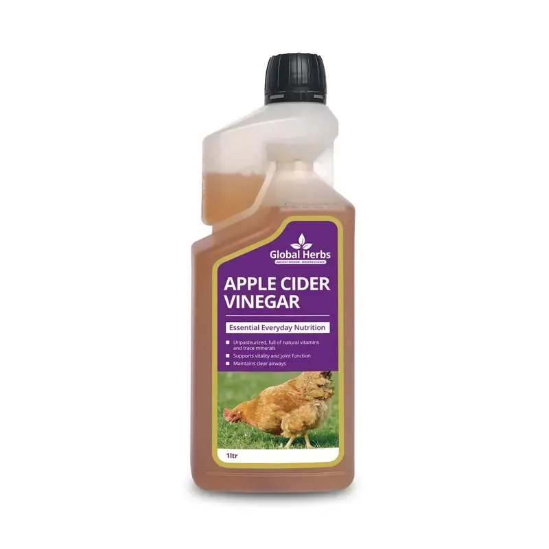 Global Herbs 1 lt Poultry Apple Cider Vinegar in Purple