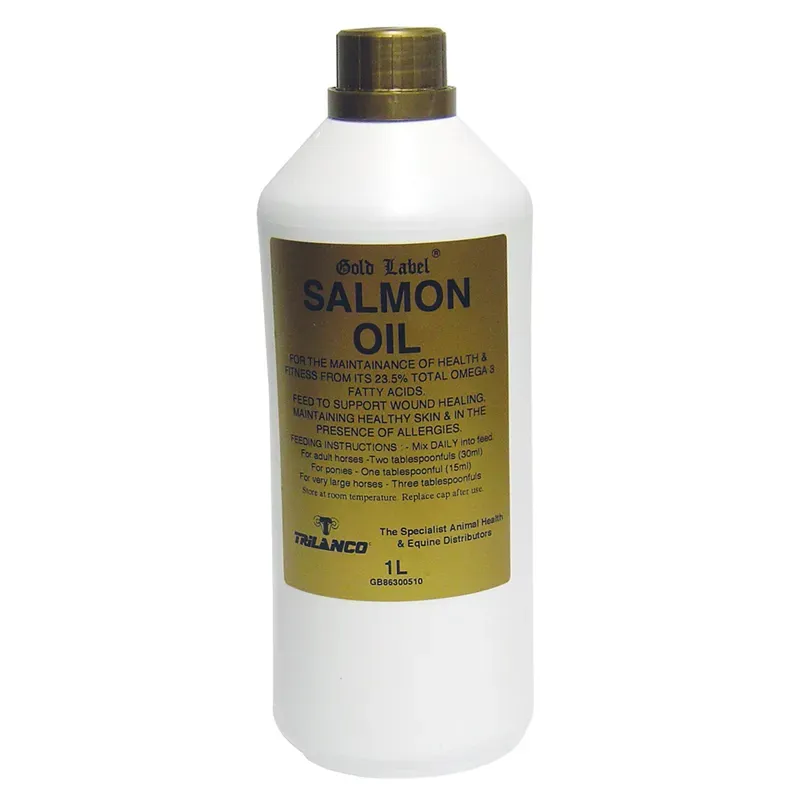 Gold Label 1lt Salmon Oil in Gold