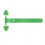 Perry Equestrian Heavy Reversible Hinges in Green