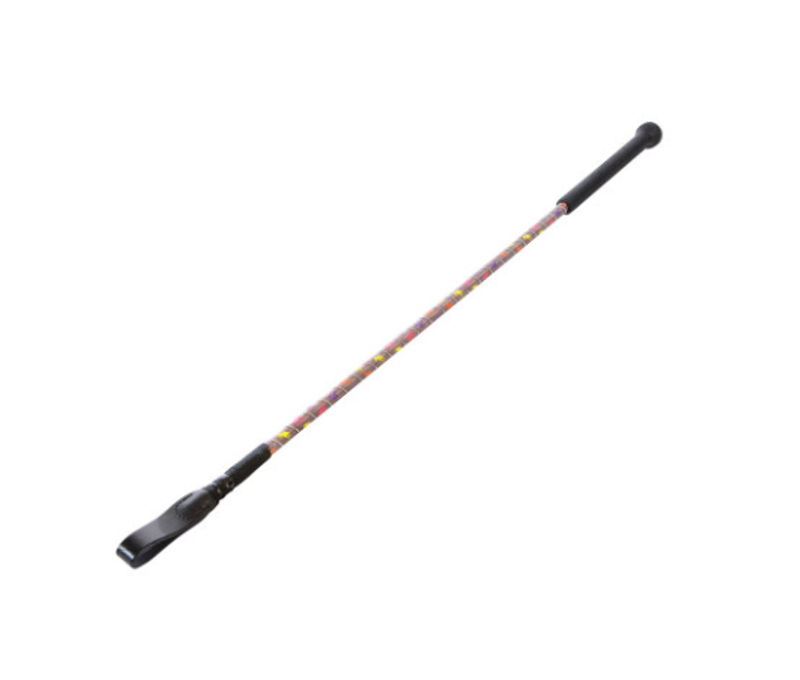 Hy Equestrian Silver Riding Whip in Grey