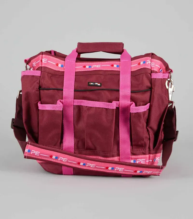 Premier Equine Grooming Kit Bag in Wine Fuchsia