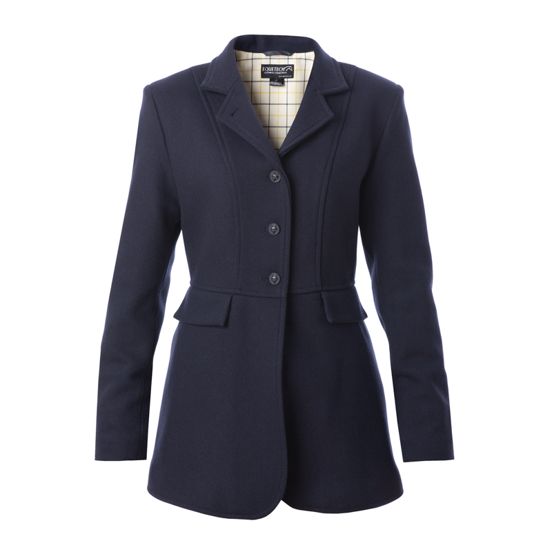 Equetech Maids Hunt Wool Frock Coat in Navy