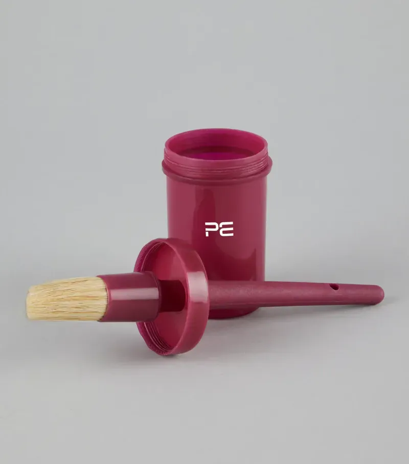 Premier Equine Hoof Oil Brush With Bottle in Wine