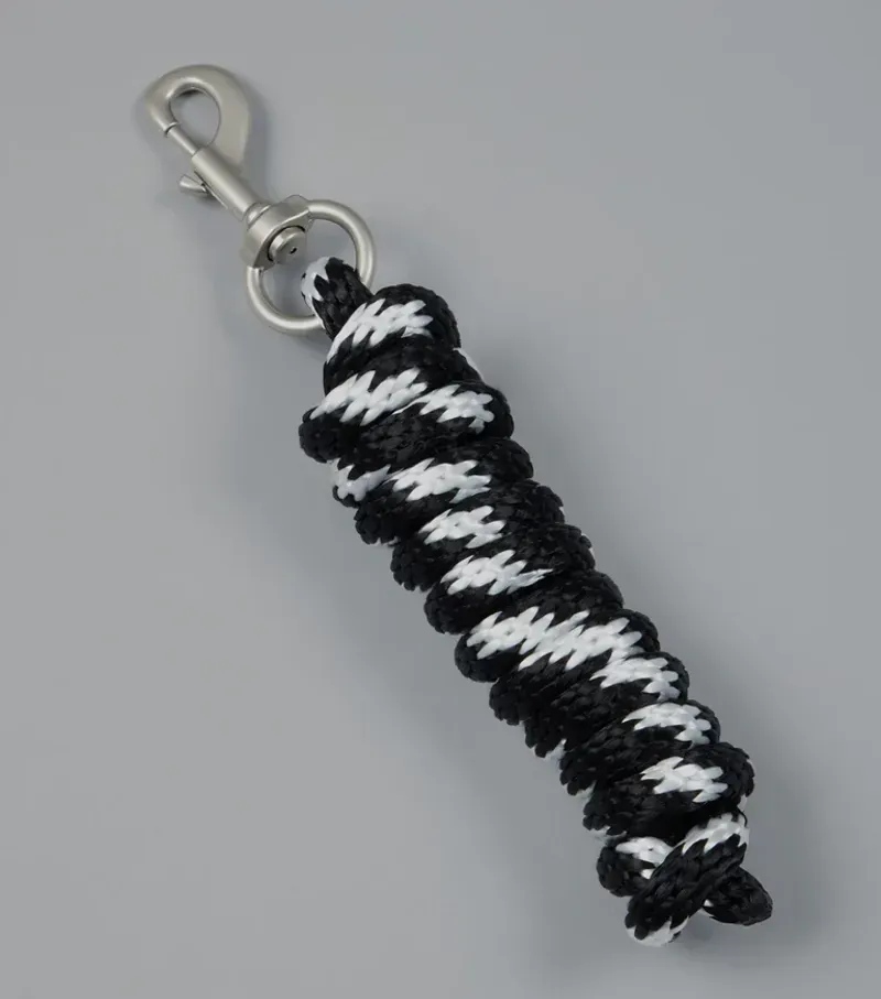 Premier Equine Horse Lead Rope in Black/White