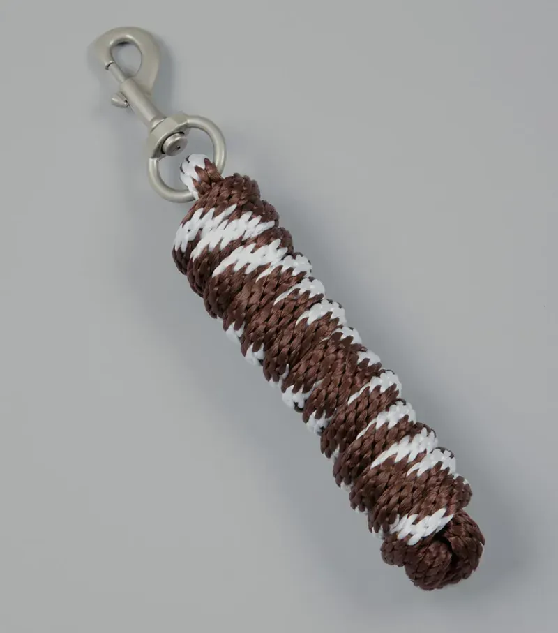 Premier Equine Horse Lead Rope in Brown/White