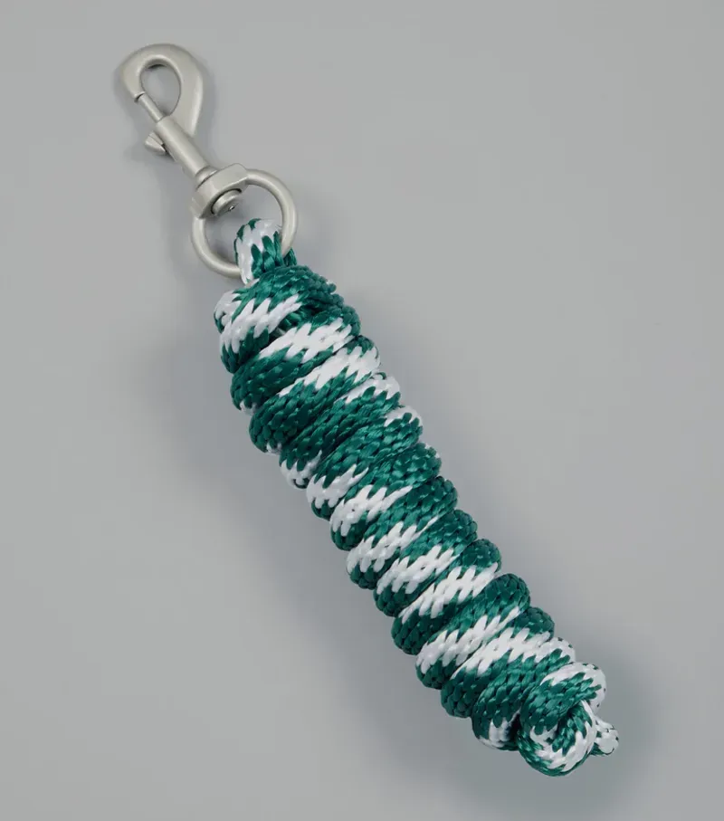 Premier Equine Horse Lead Rope in Green/White