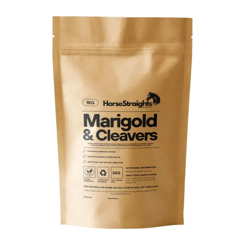 Horse Straights Direct 1 kg Marigold and Cleavers Mix in Yellow