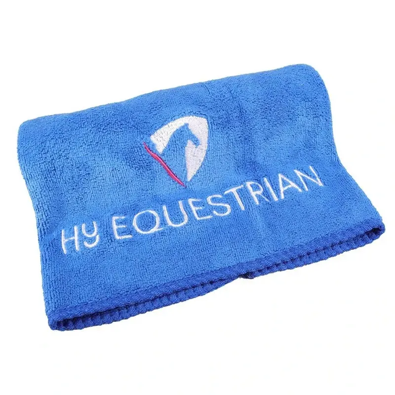 Hy Equestrian Microfibre Towel - - Blue-1