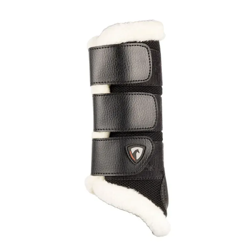 Hy Equestrian ProReaction Performance Air Mesh Brushing Boots in Black-1