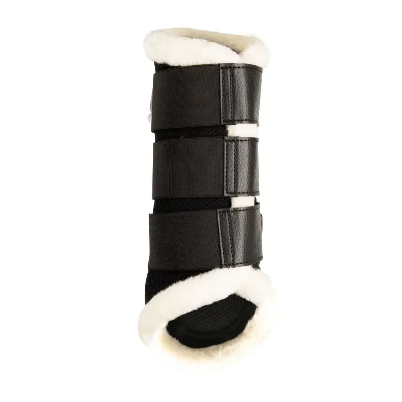 Hy Equestrian ProReaction Performance Air Mesh Brushing Boots in Black-3