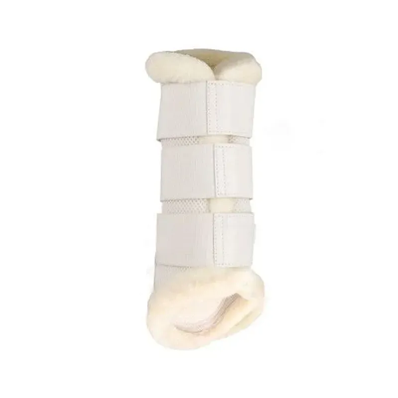 Hy Equestrian ProReaction Performance Air Mesh Brushing Boots in White