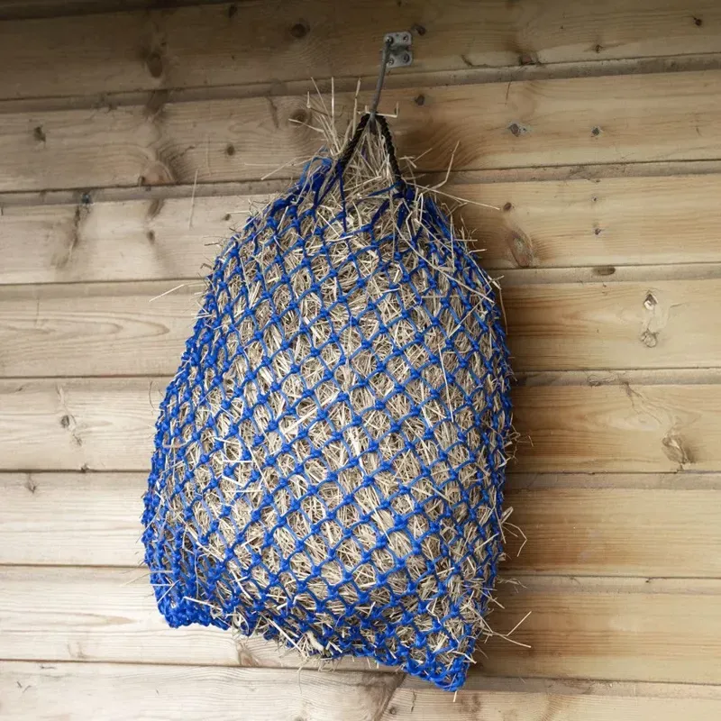 Hy Equestrian Slow Flow Small Hole Haynet in Blue-1