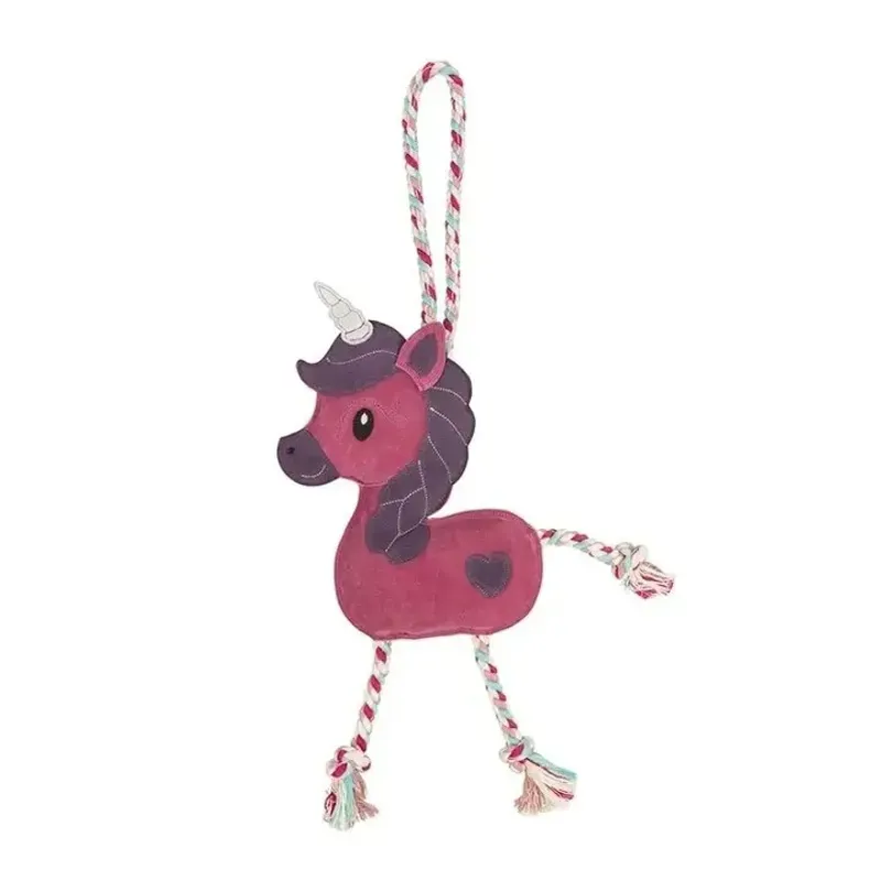 Hy Equestrian Sparkle the Unicorn Stable Toy in White