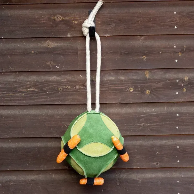 Hy Equestrian Brussel Sprout Stable Toy in Green-1