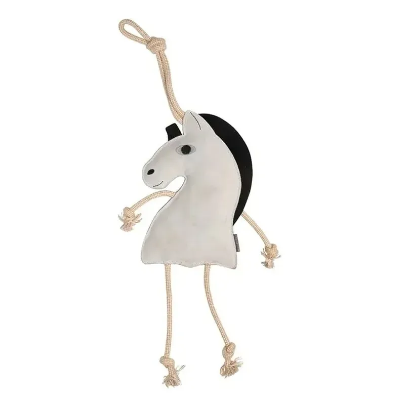 Hy Equestrian Smokey the Horse Stable Toy in Grey