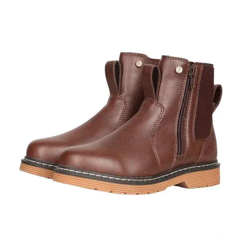 Hy Equestrian Childs Staden Chelsea Boot in Brown