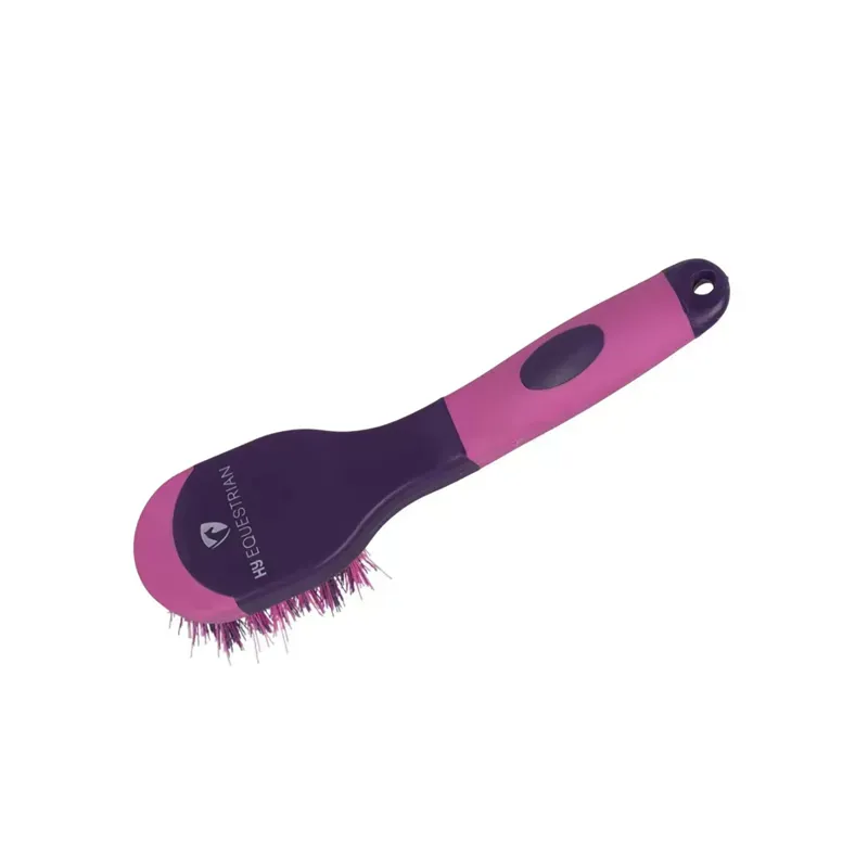 Hy Equestrian ProGroom Two-Tone Bucket Brush in Purple/Pink