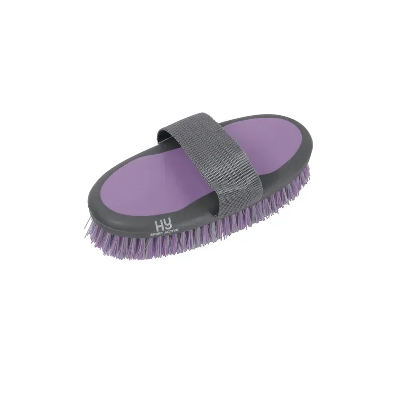 Hy Equestrian 20 x 9.5cm Hy Sport Active Body Brush in Blooming Lilac