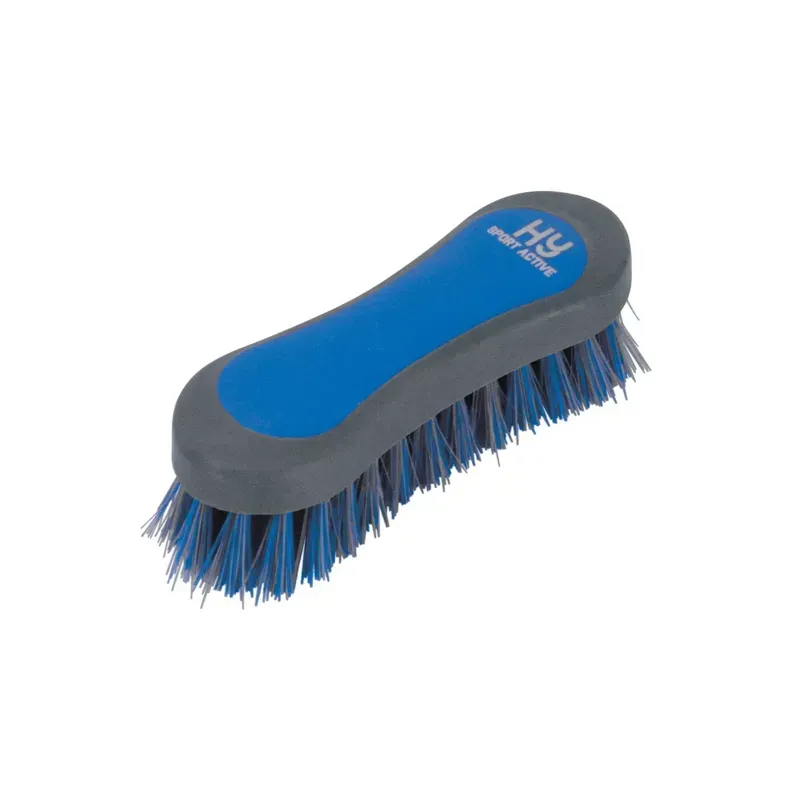 Hy Equestrian 12.3 x 4cm Hy Sport Active Face Brush in Jewel Blue