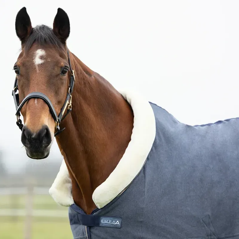Hy Equestrian StormX Empra Polar Fleece Rug in Black-1
