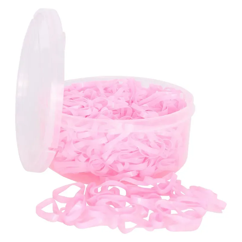 Imperial Riding Plaiting Bands Soft - PINK X-Large