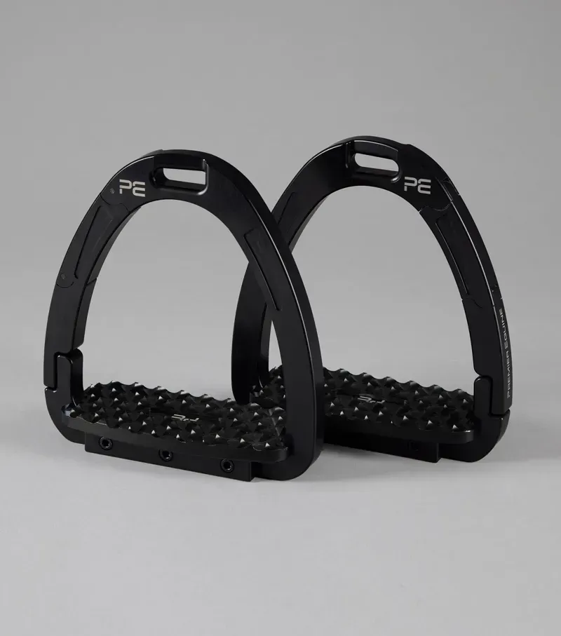 Premier Equine 4.75 / 12cm Intego Duo Safety Stirrups in Black