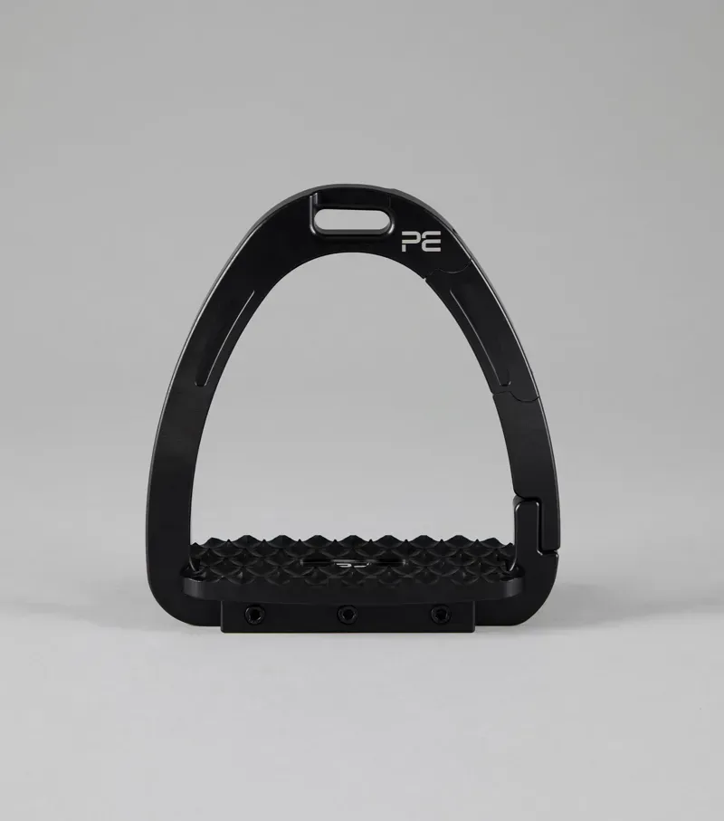 Premier Equine 4.75 / 12cm Intego Duo Safety Stirrups in Black-1
