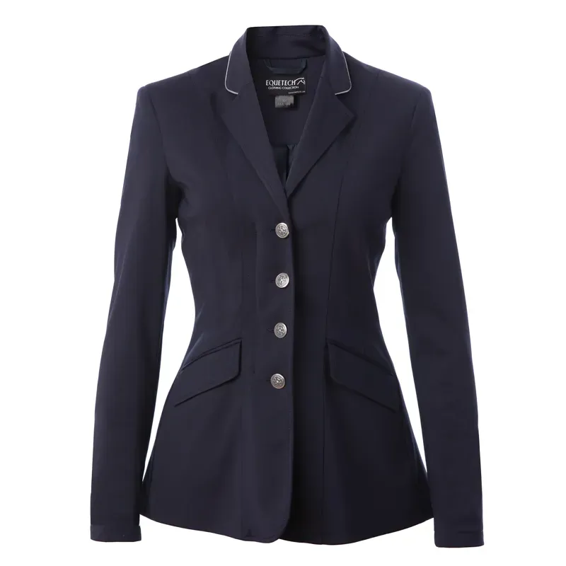Equetech Jersey Deluxe Competition Jacket in Navy/Silver