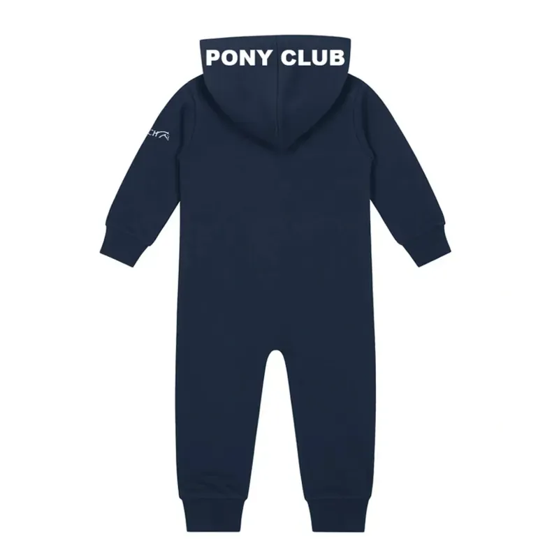 Equetech Junior Official Pony Club Jersey All-In-One Jumpsuit in Navy-1