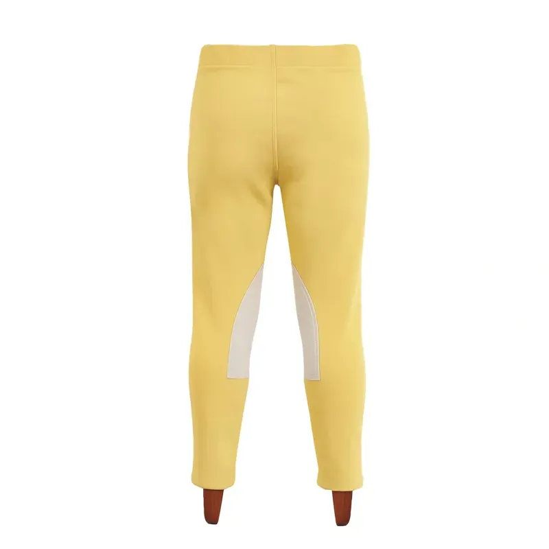 Equetech Junior Sovereign Jodhpurs in Canary-1