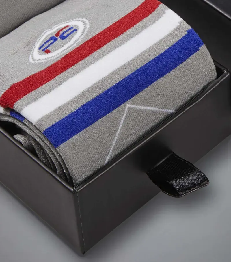 Premier Equine Junior 4 Season Socks in Grey Classic Check-2