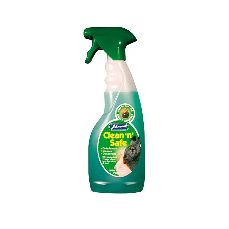 Johnson's Veterinary 500ml Clean N Safe Small Animal Spray in Green