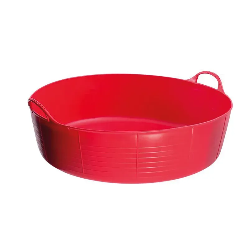 Faulks and Cox Gorilla Large Shallow Flexible Tubtrug in Red