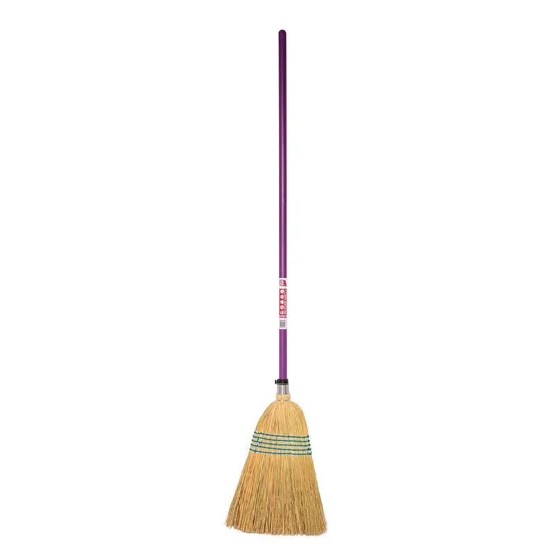 Faulks and Cox Red Gorilla Standard Corn Broom in Purple