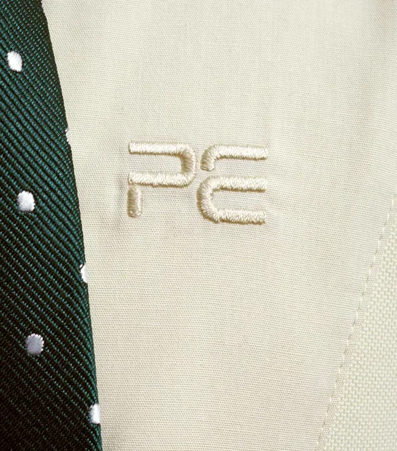 Premier Equine Luciana Girls Short Sleeve Show Shirt in Vanilla-4