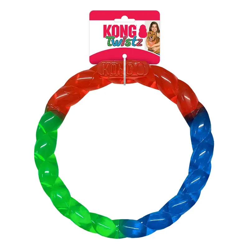 Kong Small Twistz Ring in Red/Green/Blue