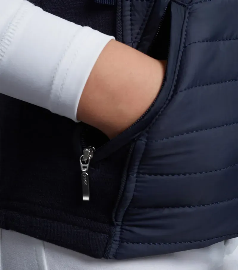 Mini Lamera Girl's Hybrid Riding Gilet / Navy-5