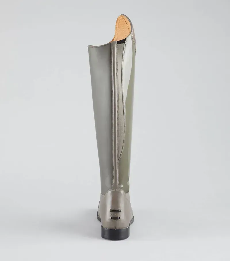 Premier Equine Ladies Levade Leather Dressage Riding Boot in Grey-1