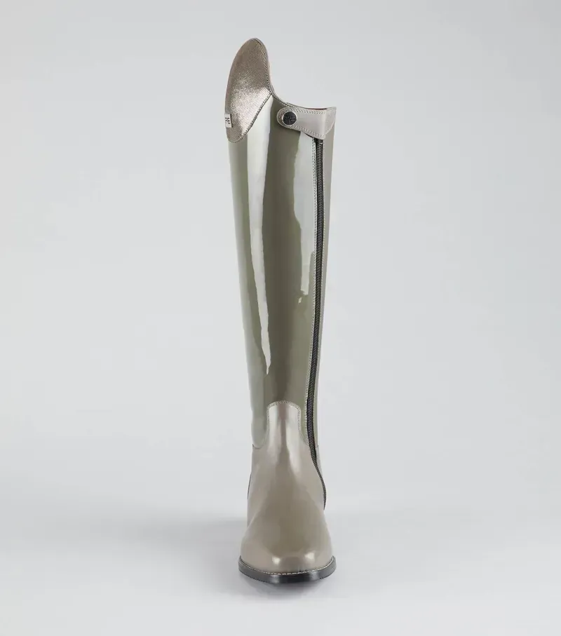 Premier Equine Ladies Levade Leather Dressage Riding Boot in Grey-4