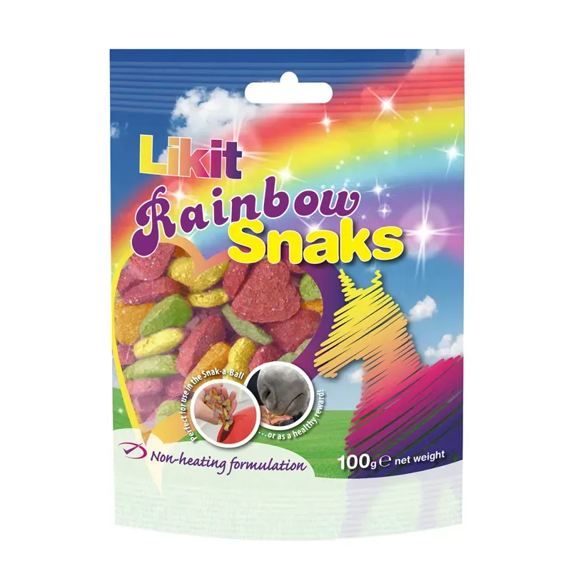 Likit 100g 20 Pack Rainbow Snaks in Pink