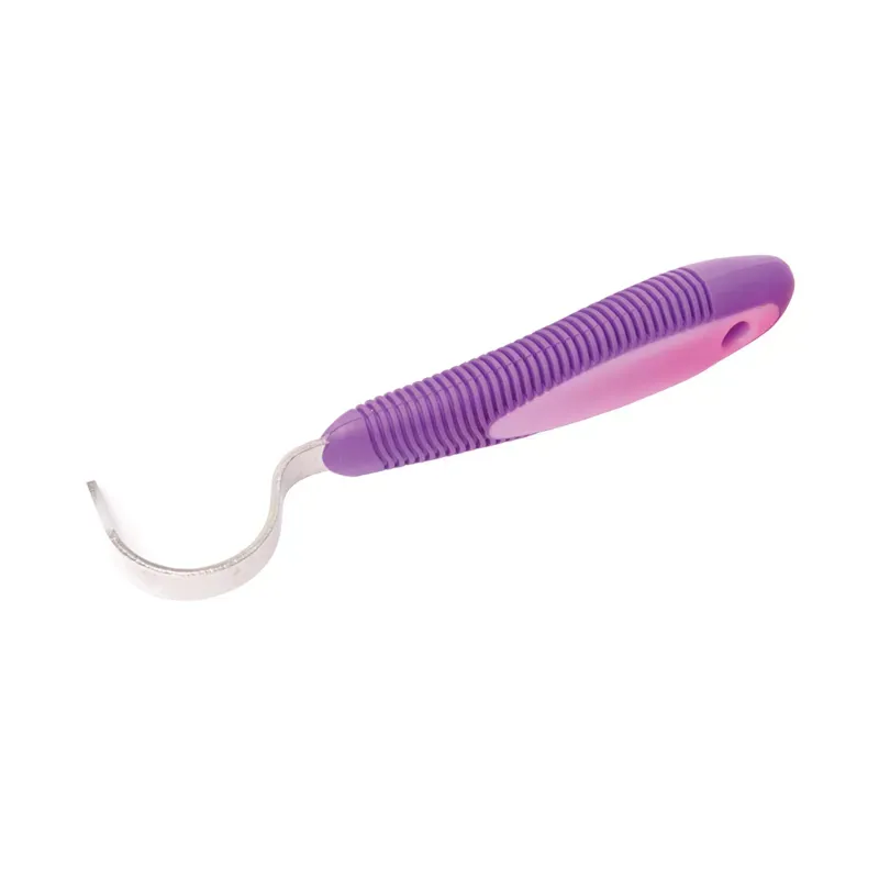 Lincoln Horse Care Accessories Grippee Hoof Pick in Purple