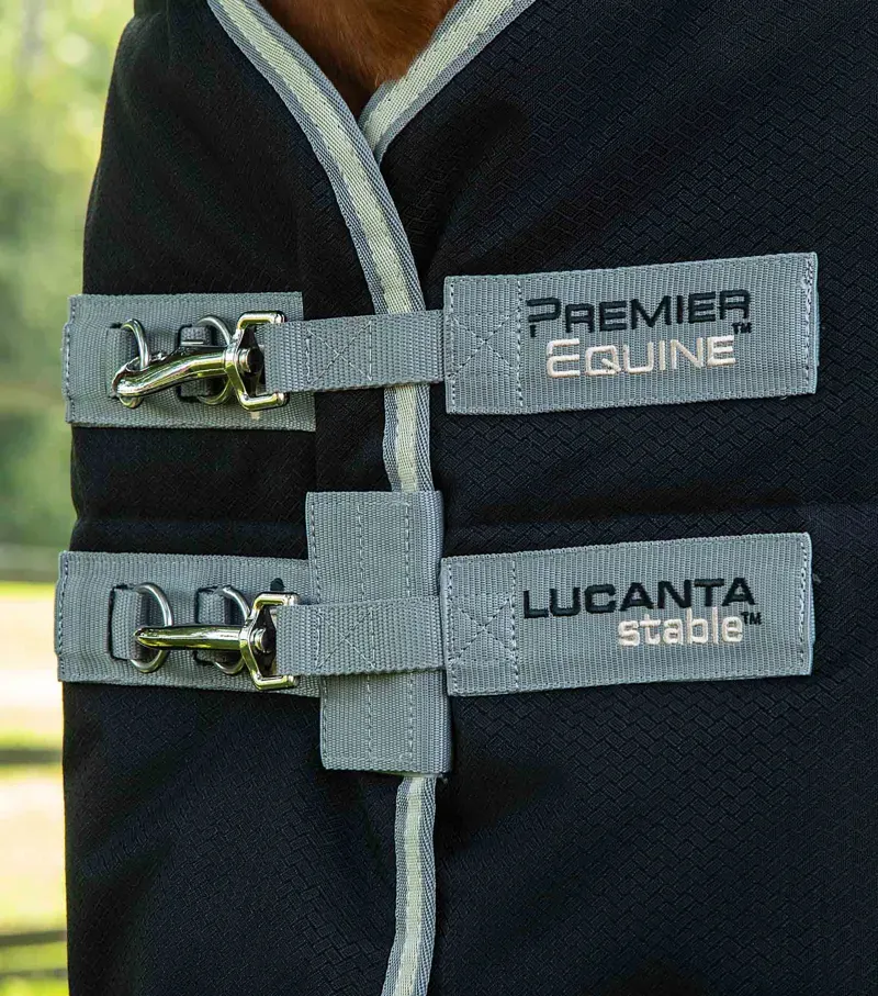 Premier Equine 100g Lucanta Demi Stable Rug in Black-2